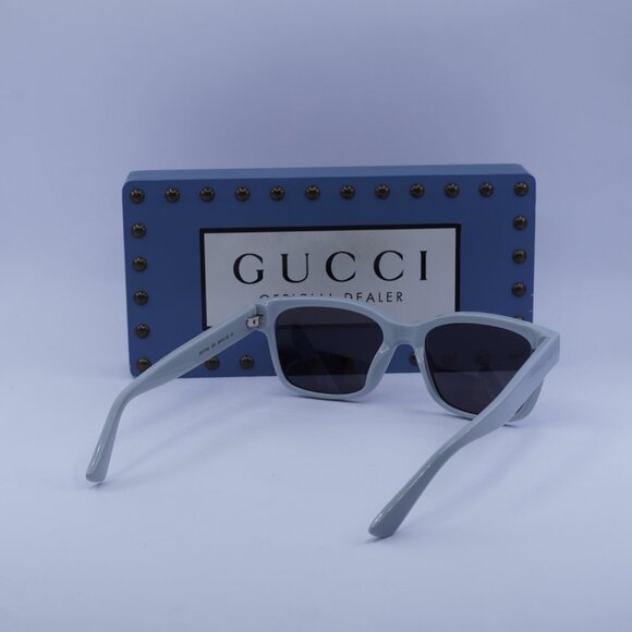 Gucci GG1716S 005 Square Sunglasses - Shiny Grey - Picture 10 of 11